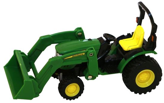 John Deere Toys Collect N Play Series 46584 Toy Tractor with Loader, 3 years and Up, Metal/Plastic, Green