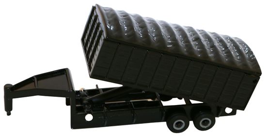 Ertl 46594 1:64 Scale Toy Grain Trailer, 3 years and Up, Metal/Plastic, Black