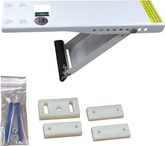 Comfort-Aire AS160 Window Support Bracket, Steel, Baked-On Epoxy, For: Air Conditioners up to 160 lb