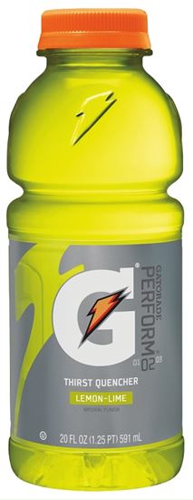 Gatorade 32868 Thirst Quencher Sports Drink, Liquid, Lemon-Lime Flavor, 20 oz Bottle, Pack of 24