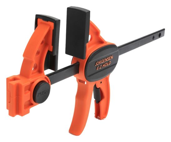 Pony E-Z HOLD Series 33606 Light-Duty Expandable Bar Clamp, 150 lb, 6 in Max Opening Size, 2-1/2 in D Throat, Steel Body
