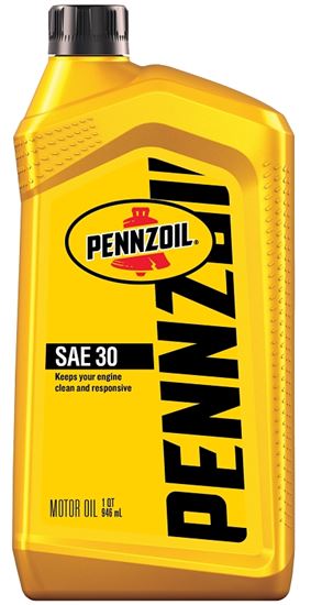 Pennzoil 550034991/3539 Motor Oil, 30WT, 1 qt Bottle, Pack of 6