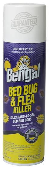 Bengal 87560 Bedbug and Flea Killer, Liquid, Spray Application, 17.5 oz Bottle