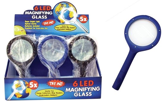 Diamond Visions 08-0260 Magnifying Glass, 5X Magnification, Pack of 15