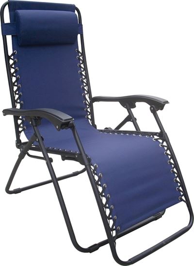 Seasonal Trends F5325O-1BKOX60 Relaxer Chair, 25.6 in W, 63 in D, 43.3 in H, 250 Ibs Capacity
