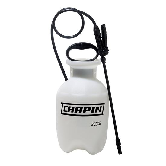 CHAPIN Lawn & Garden Series 20000 Handheld Sprayer, 1 gal Tank, Poly Tank, 34 in L Hose, White