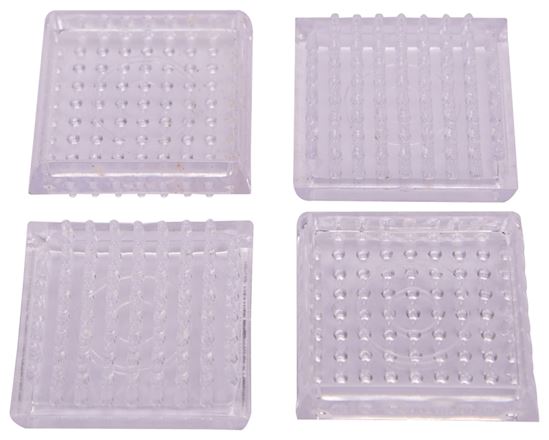 ProSource FE-50890-PS Furniture Glide, Plastic, Clear, Clear, 1-13/16 x 1-13/16 x 5/8 in Dimensions