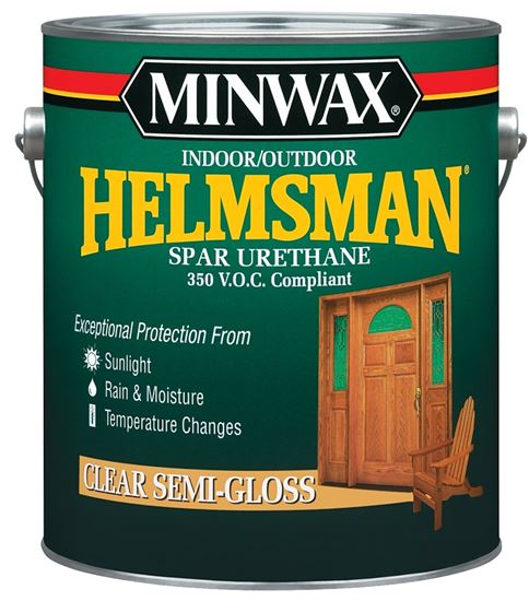 Minwax 132250000 Spar Varnish, Semi-Gloss, Liquid, 1 gal, Pail, Pack of 2