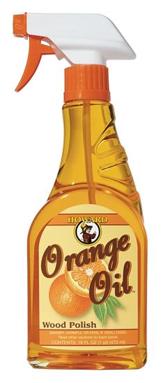 Howard ORS016 Oil Polish, 16 oz, Bottle, Orange, Liquid
