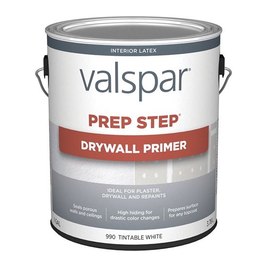 Valspar 044.0000990.007 Primer, White, 1 gal, Can, Pack of 4