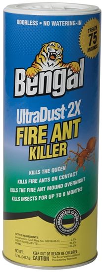 Bengal 93650 Fire Ant Killer, Powder, 12 oz Canister