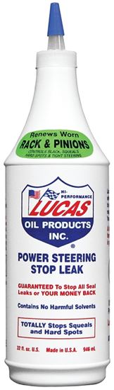 Lucas Oil 10011 Power Steering Fluid Light Red, 1 qt Bottle