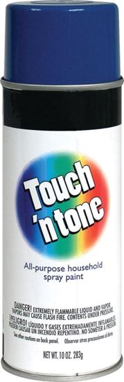 Touch 'N Tone 55278830 Spray Paint, Gloss, Royal Blue, 10 oz, Can