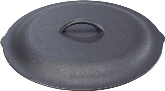 Lodge L10SC3 Cookware Cover, Cast Iron, Black, For: L10DSK3, L10SK3, L10CF3 Skillet, L10DO3, L10DOL3 Oven