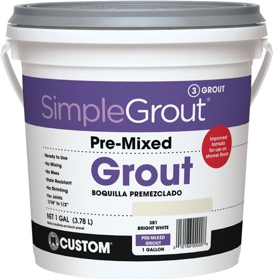 GROUT PREMIXED BRIGHT WHT 1GAL, Pack of 2