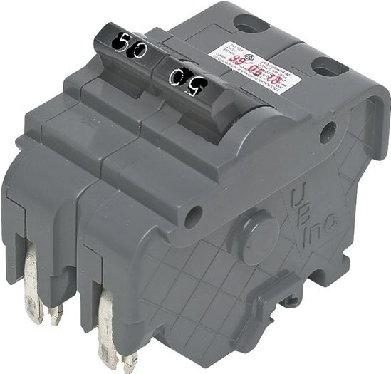 Federal Pacific UBIF250N Circuit Breaker, Type NA, 50 A, 2 -Pole, 120/240 V, Standard Trip, Plug Mounting