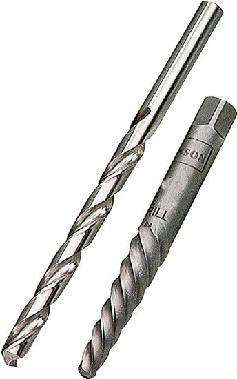 Irwin 53705 Extractor and Drill Bit Set, Spiral Flute, HSS