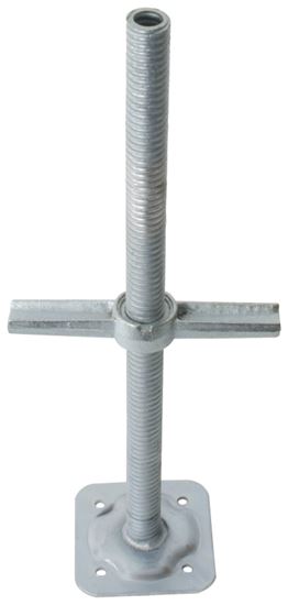 Metaltech M-MBSJP24H Leveling Jack, Steel, Galvanized