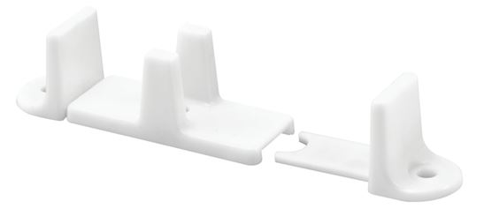 Prime-Line N 6760 Door Guide, Nylon/Plastic, White, Floor Mounting