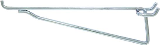 Crawford 14580 Shelf Bracket Hook, Silver