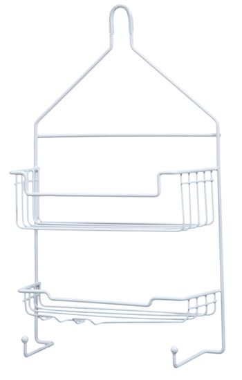 Kenney KN614121 Hanging Shower Caddy, 2-Shelf, Metal