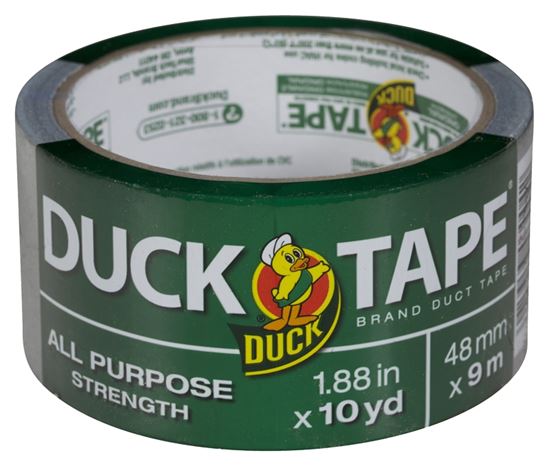 Duck 761288 Duct Tape, 10 yd L, 1.88 in W, Silver