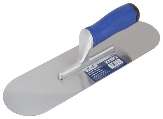 Vulcan 16596-ESH-3L Pool Trowel, 14 in L Blade, HCS Blade, Plastic Handle, 4 in OAW