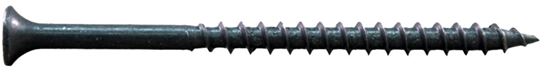 ProFIT 297198/281198 Deck Screw, #10 Thread, 3-1/2 in L, Coarse Thread, Bugle Head, Combo Drive, Sharp Point, Gray