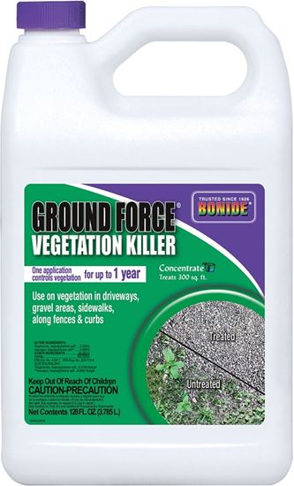 Bonide Ground Force 5131 Vegetation Killer, Liquid, Amber/Light Brown, 1 gal