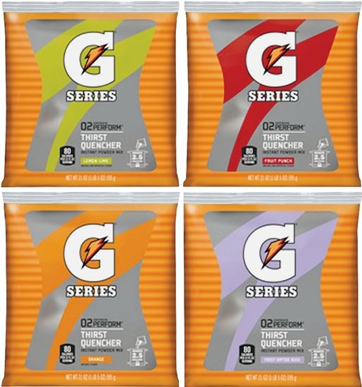 Gatorade 03944 Thirst Quencher Instant Powder Sports Drink Mix, Powder, Assorted Flavor, 21 oz Pack, Pack of 32