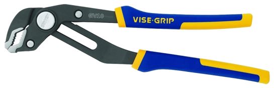 Irwin 2078110 Groove Lock Plier, 10 in OAL, 2-1/4 in Jaw Opening, Blue/Yellow Handle, Cushion-Grip Handle