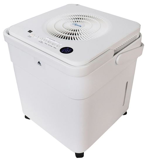 Comfort-Aire BCD-50A Cube Dehumidifier without Pump, 4.4 A, 115 VAC, 480 W, 2-Speed, 50 ppd Humidity Removal