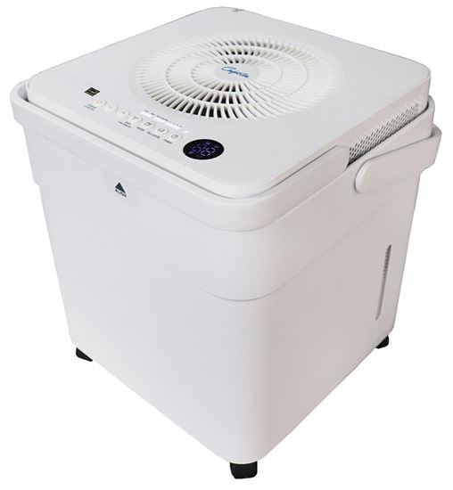 Comfort-Aire BCD-35A Cube Dehumidifier without Pump, 3.1 A, 115 VAC, 345 W, 2-Speed, 35 ppd Humidity Removal