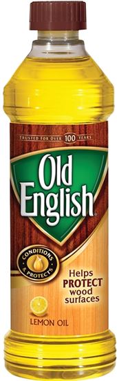 OLD ENGLISH 6233875143 Furniture Polish, 16 oz Bottle, Yellow, Liquid, Characteristic