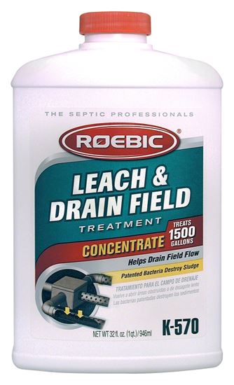 Roebic K-570 Leach and Drain Field Opener, Liquid, Clear, 1 qt, Pack of 4