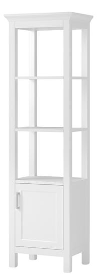 Craft + Main Hollis Series HOWL1970 Linen Cabinet, 1-Door, 2-Shelf, Natural Wood