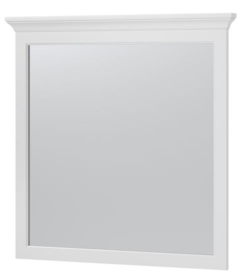 Craft + Main Hollis Series HOWM3232 Framed Mirror, 32 in L, 32 in W, White Frame