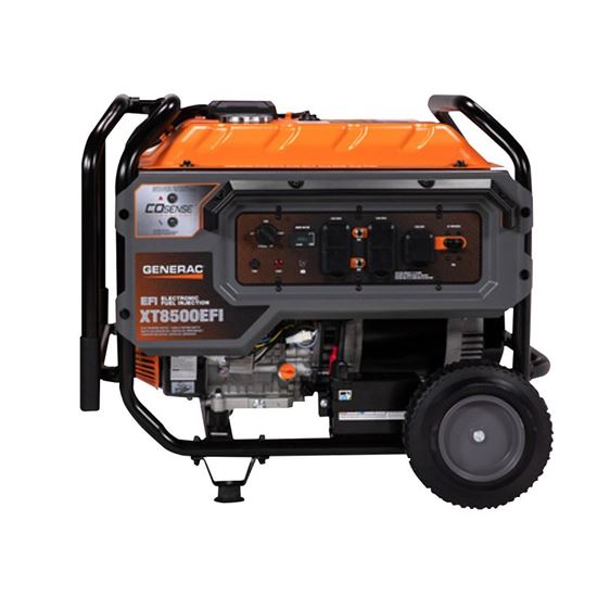 Generac XT Series 7247 Generator, 120/240 VAC, 8500/10,000 W Output, 8 gal Tank, 9 hr Run Time, Electric, Recoil Start