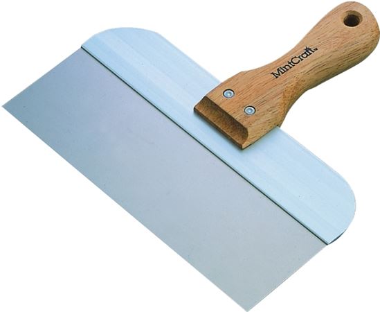 Vulcan 36052 Knife, 3 in W Blade, 10 in L Blade, Stainless Steel Blade, Tapered Blade, Wood Handle, Wood Handle