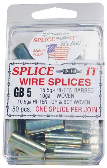 New Farm GB5 Wire Splice, Stainless Steel