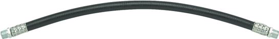 Lubrimatic 10-214 Grease Gun Hose, 12 in L, NPT Male, 5000 psi Pressure, Rubber/Steel