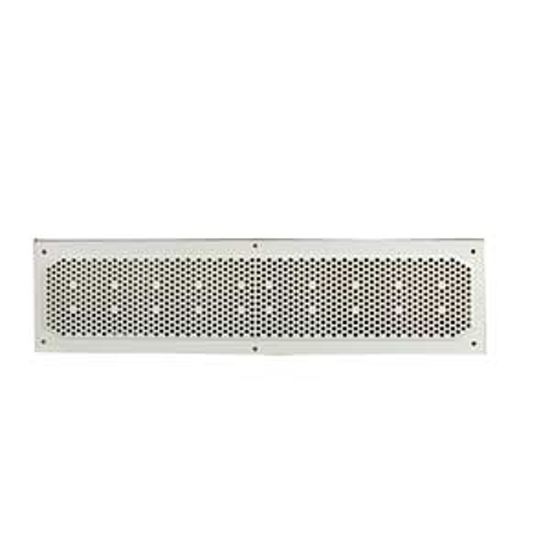 Canplas 641608 Soffit Vent, 15.88 in L, 7.95 in W, 45-1/2 sq-in Net Free Ventilating Area, Plastic, White