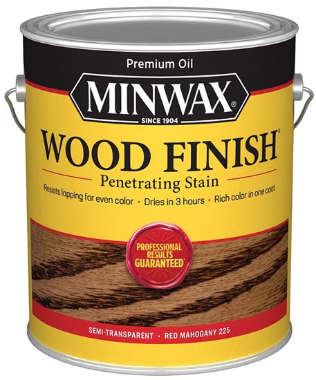 Minwax Wood Finish 710770000 Wood Stain, Red Mahogany, Liquid, 1 gal, Can, Pack of 2