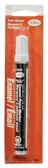 Testors 2549C Enamel Marker, Black, 0.33 fl-oz