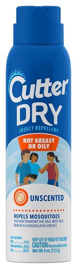 Cutter HG-96058 Dry Insect Repellent, 4 oz Aerosol Can, Liquid, Off-White/Yellow, Deet, Ethanol