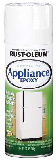 Rust-Oleum 7881830 Appliance Epoxy Spray, Gloss, White, 12 oz, Can