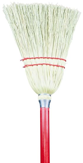 Zephyr 36003 Junior Lobby Broom, #6 Sweep Face, Broomcorn Bristle, 32 in L