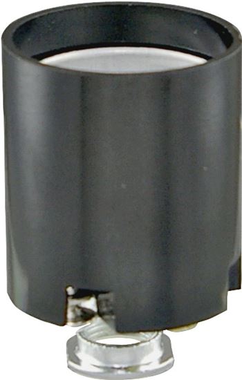 Eaton Wiring Devices BP968 Lamp Holder, 250 VAC, 660 W, Black