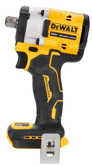 DeWALT ATOMIC DCF922B Impact Wrench with Detent Pin Anvil, Tool Only, 20 V, 1/2 in Drive, 3500 ipm