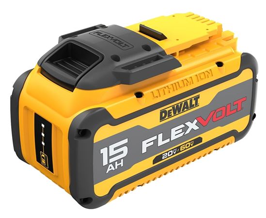 DeWALT FLEXVOLT DCB615 Cordless Battery Pack, 20/60 V Battery, 15 Ah, Includes: 3 LED Fuel Gauge Charge Indicator, Pack of 1